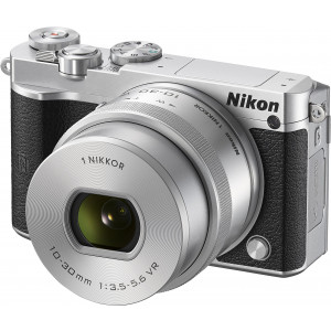 Nikon 1 J5 Systemkamera (20 Megapixel, 7,5 cm (3 Zoll) Display, 4K-Videoaufzeichnung, Funktionswählrad, Einstellrad, Funktionstaste, WiFi, NFC, USB, HDMI) Kit inkl. 10-30 mm PD-Zoom Objektiv silber-22