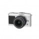 OLYMPUS E-P1 Pen Kit 14-42mm Digitalkamera 12.3 (4032 x 3024) Weiss / Silber + M. ZUIKO DIGITAL ED 14-42 mm 1:3,5-5,6 Silber weiss/silber-01