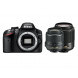 Nikon D3200 SLR-Digitalkamera (24 Megapixel, 7,6 cm (3 Zoll) Display, Live View, Full-HD) Double Zoom Kit inkl. AF-S DX 18-55VR + 55-200VR Objektiv schwarz-09