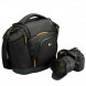 Case Logic SLRC202 SLR Camera Bag M Kameratasche inkl. Hammock System and Hartschalenboden (für Spiegelreflex) schwarz/orange-09