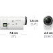 Sony HDR-AZ1 Bike Mini-Format Action Kamera Kit mit Profi-Feature (spritzwassergeschützte mit Exmor R CMOS Sensor, lichtstarkem Carl Zeiss Tessar Optik, Bildstabilisator, WiFi, NFC Funktion) weiß-021