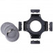 JJC LED-60 Dimmbares LED Makro-Ringlicht (Ringleuchte, Dauerlicht) für DSLR and Systemkamera 650 Lux (60cm)-02