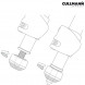 Cullmann MAGNESIT 532 Stativ ohne Kopf (2 Auszüge, Tragfähigkeit 8 kg, 182cm Höhe, Packmaß 70cm)-020