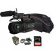 Kit Camcorder GY-HM170 JVC 4K ULTRA HD with handled, microphone JVC MIC-QAN0067 + 1 Battery + 1 Battery charger + 1 Memory Card Sandisk 64Gb 95Mb + Bag-01