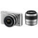 Nikon 1 J1 Systemkamera (10 Megapixel, 7,5 cm (3 Zoll) Display) silber inkl. 1 NIKKOR VR 10-30 mm und VR 30-110 mm Objektive-03