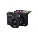 Canon EOS M10 Systemkamera (18 Megapixel, 7,5 cm (3 Zoll) Display, STM, WLAN, NFC, 1080p, Full HD) Kit mit EF-M 15-45mm IS schwarz-011