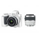 Nikon 1 V2 Systemkamera (14 Megapixel, 7,5 cm (3 Zoll) Display, Hybrid-Autofokus, superhochauflösender elektronischer Sucher, Full-HD Video) weiß Kit inkl. 10-30 mm VR + 30-110 mm Objektiv-02