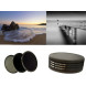 HAIDA PRO II Digital MC Neutral Graufilter Set bestehend aus ND8, ND64, ND1000 Filtern 82mm inkl. Stack Cap Filtercontainer und Cap-08