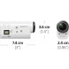 Sony HDR-AZ1 Wearable Mini-Format Action Kamera Kit mit Profi-Feature (Spritzwassergeschützte mit Exmor R CMOS Sensor, lichtstarkem Carl Zeiss Tessar Optik, Bildstabilisator, WiFi, NFC Funktion) weiß-019