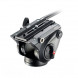 Manfrotto MVH500AH Kompakt Fluid Videoneiger (Inkl. flacher Basis (1/4 Zoll) und (3/8 Zoll) Gewinde) schwarz-012