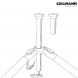 Cullmann MAGNESIT 532 Stativ ohne Kopf (2 Auszüge, Tragfähigkeit 8 kg, 182cm Höhe, Packmaß 70cm)-020