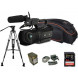 Kit Camcorder GY-HM170 JVC 4K ULTRA HD with handled, microphone JVC MIC-QAN0067 + 1 Battery + 1 Battery charger + 1 Memory Card Sandisk 64Gb 95Mb + Bag + Tripod-01