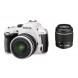 Pentax K 50 SLR-Digitalkamera (16 Megapixel, APS-C CMOS Sensor, 1080p, Full HD, 7,6 cm (3 Zoll) Display, Bildstabilisator) weiß inkl. Objektiven DA L 18-55 mm WR and 50-200 mm WR-07
