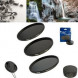 Neutral Graufilter Set bestehend aus ND4, ND8, ND64 Filtern 58mm inkl. Stack Cap Filtercontainer + Pro Lens Cap mit Innengriff-07