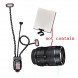 REPPO Retractable Camera Macro Twin Flash light with flexible arms Speedlite Flash Light for Canon Nikon Pentax Sony DSLR Camera flash-09