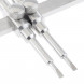 Neewer 10074627 Professional Zweispitzig Stahl Rostfreier DSLR-Objektiv Schraubenschlüssel Spanne Reparatur Öffnungswerkzeug für DSLR-Kamera-07