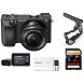 Kit Sony Digital Camera Alpha a6300 Mirrorless Digital Camera + Lens 16-50mm + Memory Card Sandisk 64GB + Cage 8Sinn with Handle + 2 Batteries HL XW50 + 1 Battery Charger-01
