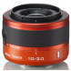 Nikon 1 J2 Systemkamera (10,1 Megapixel, 7,5 cm (3 Zoll) Display) Double Zoom Kit inkl. Nikkor VR 10-30 mm/VR 30-110 mm orange-012