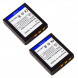 2x MTEC Kameraakku 1000mAh 3,70Wh 3,7V für Medion Maginon Traveler DC 8300 DC 8600 DC-X5 DC-XZ6 DC-7x4 Premier DS8330 DS8650 Minox DC1011 DC8111 DC8122 Acer CR-8530 CP-8531 Avant S8 Megapix VX8 Rollei prego 8300 8330 DP8300 DP8330 RCP-7430xw Compactline 1-01