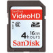 Sandisk SecureDigital High Capacity (SDHC) Card Video HD Speicherkarte 16GB-01