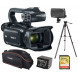 Kit Camcorder Canon XA30 HD CMOS Pro 1/2,84" MP4 ZOOM 20x + battery Hähnel HL-C820 capacity 1840mAh, 7.4V, 13.6Wh + Sandisk 32GB 60MB/s 40MB/s + Manfrotto MVK500AM + bag + LED Light ML840H-01