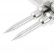 Neewer 10074627 Professional Zweispitzig Stahl Rostfreier DSLR-Objektiv Schraubenschlüssel Spanne Reparatur Öffnungswerkzeug für DSLR-Kamera-07