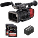 Kit AG-DVX200EJ Camcorder Panasonic 4K + 1 Akku SWIT 6A + 2 Memory Card Sandisk 64 GB 95MBs Microphone not included-01