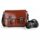 Koolertron Vintage Kunstleder Kameratasche Spiegelreflex DSLR SLR Camera Bag Schultertasche Braun für Canon Sony Nikon Canon Olympus 3 Farbe Auswählbar-09