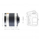 Walimex Pro 500mm 1:6,3 DSLR Spiegel-Teleobjektiv (Filtergewinde 34mm) für T2 Objektivbajonett weiß-06