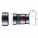 Walimex Pro 85mm 1:1,4 CSC-Objektiv für Fuji X Objektivbajonett (Filtergewinde 72mm, IF, AS/ED-Linsen) schwarz-05