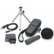 Zoom H1 MB Matte Black Stereo Recorder MP3 Wave + APH-1 Zubehörset + KEEPDRUM Fell-Windschutz WSBK-06
