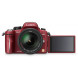 Panasonic Lumix DMC-GH1KEG9R Systemkamera (12 Megapixel, 7,6 cm Display, LiveView, Full-HD) rot mit 14-140 mm Objektiv schwarz-05