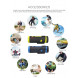 Jxz-H Full HD Sport Action Kamera WIFI 1080P Camcorder mit wasserdichten 165-Grad-Weitwinkelobjektiv , 0,6 Sekunden Anlauf, Starlight-Sensor, G-Sensor, Lebensdauer des Akkus 7 Stunden und Built-in 32 GB Micro SD-Karte und Zubehör-Kits für das Reiten Surf-07