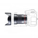 Walimex Pro 24mm 1:1,4 DSLR-Weitwinkelobjektiv (Filtergewinde 77mm, IF, AS und ED-Linsen) für Sony A Objektivbajonett schwarz-010