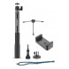 Supremery SupPole Q3 Erweiterbarer Selfie Stick Pole Selfiestange Stativ / Einbeinstativ + Dreibein Standfuß für GoPro Hero, Hero 4/3+/3/2/1 hd Kameras and Kompaktkameras mit 1/4" Gewindebohrung and Smartphones, mit Handy-Halter + GoPro Stativgewinde Adapter-09