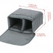 Koolertron Wasserdicht Stoßfest SLR Spiegelreflex innere Kameratasche Premium Partition Schutztasche faltbare Kamera-Taschen SLR DSLR TLR Insert Protection Case für DSLR Erschossen oder Flash Light-09