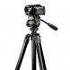 Hama Leichtes Allrounder Profi-Dreibeinstativ mit 2-Wege-Kopf, Delta Pro 180-2D, Schwarz-016