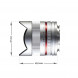 Walimex Pro 8mm 1:2,8 Fish-Eye II Objektiv für Canon EOS M Objektivbajonett (Bildwinkel 180 Grad, MC Linsen, große Schärfentiefe, feste Gegenlichtblende) silber-07