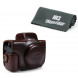 MegaGear Kameratasche für Canon PowerShot G5 X G5X Kompakte Systemkamera ... (Dunkelbraun, Leder)-08