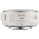 Panasonic Lumix G X Vario PZ 14-42 mm PowerZoom-Objektiv mit Motor-Zoom weiß H-PS14042-W-07