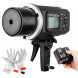 Godox AD600BM Bowens Mount 600Ws GN87 High Speed Sync Draussen Blitzgeräte mit X1C Kabellos Flash Trigger 8700mAh Batterie 500 Volle Leistung Blinkt Recyceln in 0.01-2.5 Zweite for Canon-09