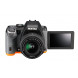 Pentax K-S2 Spiegelreflexkamera (20 Megapixel, 7,6 cm (3 Zoll) LCD-Display, Full-HD-Video, Wi-Fi, GPS, NFC, HDMI, USB 2.0) Double-Zoom-Kit inkl. 18-50mm und 50-200mm WR-Objektiv schwarz/orange-012