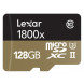 Lexar Professional 1800x microSDXC 128GB UHS-II W/USB 3.0 Reader Flash Memory Card LSDMI128CRBEU1800R-06