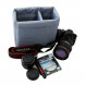 Koolertron Wasserdicht Stoßfest SLR Spiegelreflex innere Kameratasche Premium Partition Schutztasche faltbare Kamera-Taschen SLR DSLR TLR Insert Protection Case für DSLR Erschossen oder Flash Light-09
