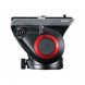 Manfrotto MVH500AH Kompakt Fluid Videoneiger (Inkl. flacher Basis (1/4 Zoll) und (3/8 Zoll) Gewinde) schwarz-012