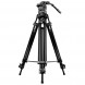 Mantona Dolomit 2200 Videostativ 156 cm (inkl. Fluid-Neiger, Wasserwaage, Mittelspinne, Schnellwechselplatte) für DSLR und Videokamera-05