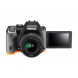 Pentax K-S2 20MP DSLR Bastelsatz 18-50mm WR (BLACK×ORANGE)-015