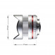 Walimex Pro 8mm 1:2,8 Fish-Eye II CSC-Objektiv (Bildwinkel 180 Grad, MC Linsen, große Schärfentiefe, feste Gegenlichtblende) für Samsung NX Objektivbajonett silber-07