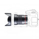 Walimex Pro 24mm 1:1,4 DSLR-Weitwinkelobjektiv (Filtergewinde 77mm, IF, AS und ED-Linsen) für Canon EF Objektivbajonett schwarz-010