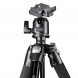 Mantona Pro Makro II Dreibeinstativ (inkl. Kugelkopf, Bodenadapter für Makrofotografie, Tragkraft 5kg)-010